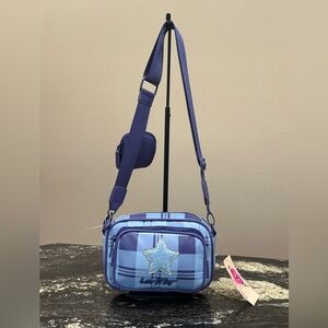 NWT💙Betsey Johnson Plaid Crossbody Bag